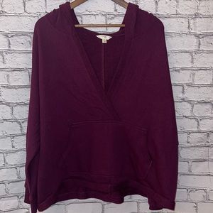 BNWT Terra & Sky Women’s Plus Deep V Hoodie